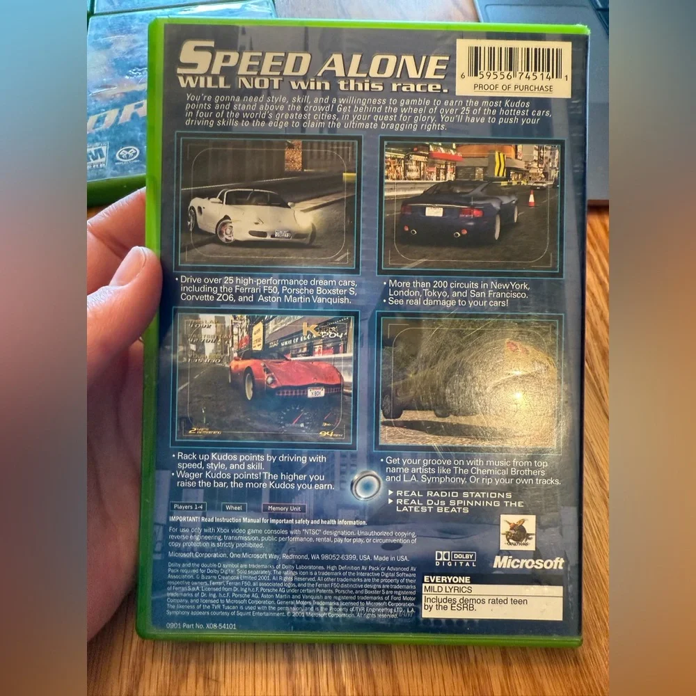 Microsoft Project Gotham Racing for Xbox